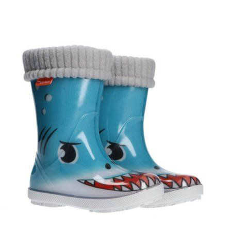 Obrazek Demar HAWAI LUX PRINT 0048 shark Buty dziecięce ocieplane
