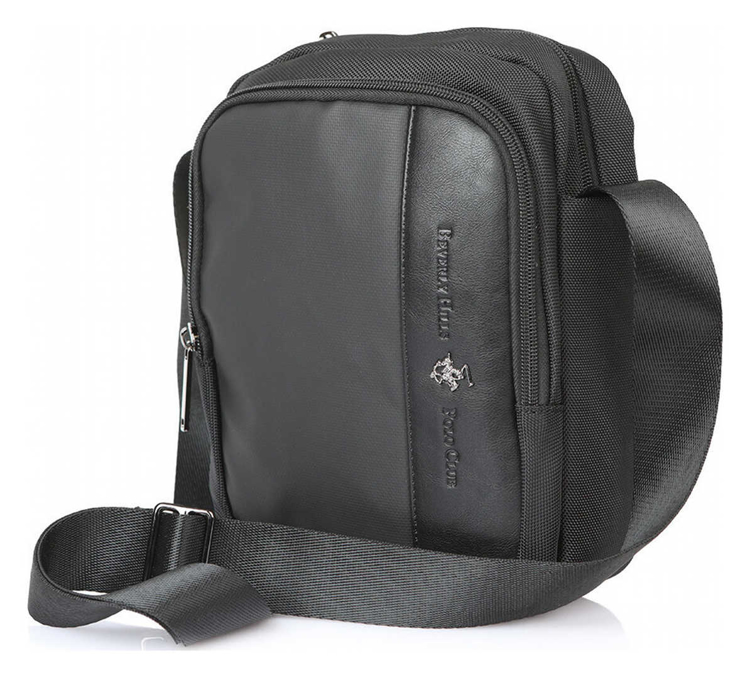 Obrazek Torba krzyżowa BHPC Miami L BH-1372-01 czarna 1,5 L