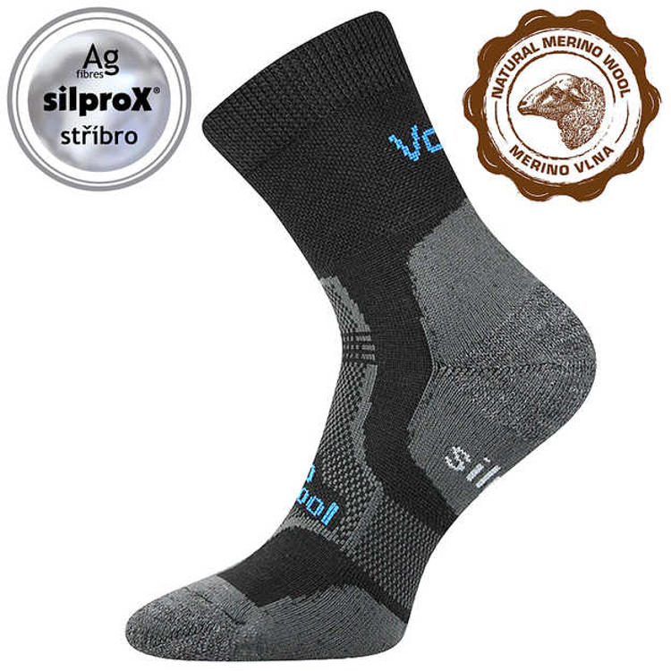 Obrazek VOXX Skarpety granitowe czarne 1 para