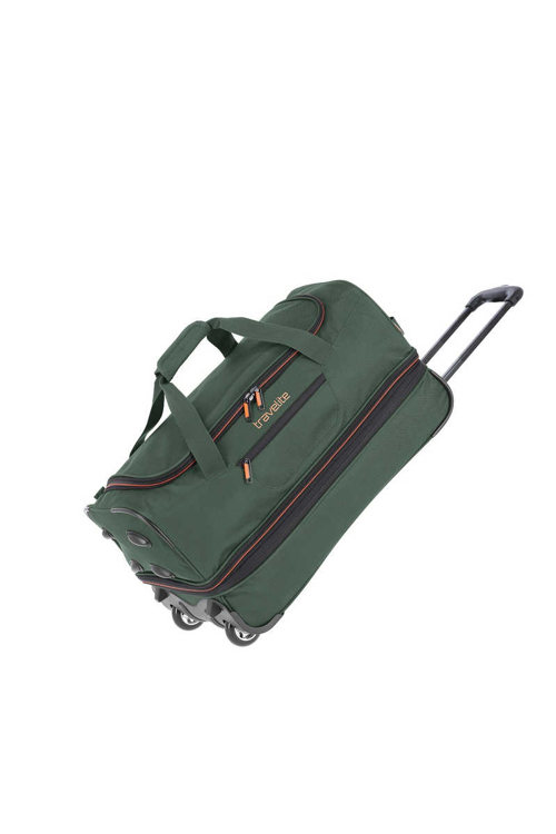 Obrazek Travelite Basics Torba na kółkach S Ciemnozielony 51/64 L