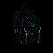 Obrazek Plecak studencki Bagmaster SUPERNOVA 23 A - czarny turkusowy czarny 34 l