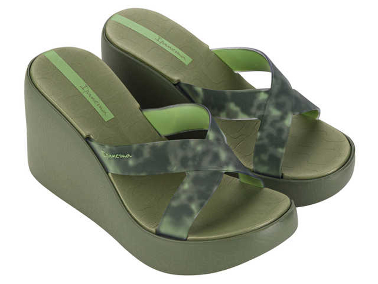 Obrazek Ipanema High Fashion Slide 83520-AQ408 Kapcie damskie Zielony