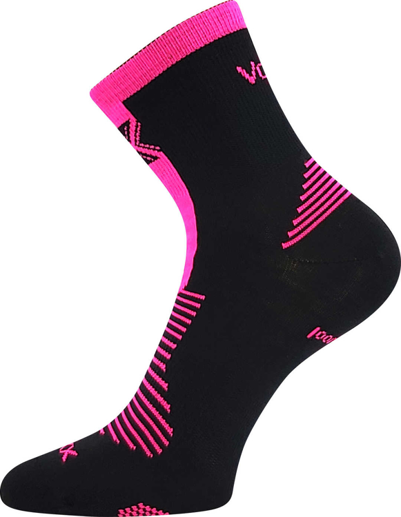 Obrazek VOXX® Woralf skarpetki czarny/neonowy róż 3 pary