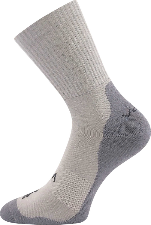 Obrazek VOXX® Barefootan skarpetki frotte jasnoszare 3 pary