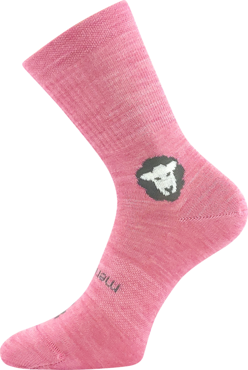 Obrazek VOXX® Barefoot skarpetki merino różowe 3 pary