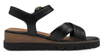 Obrazek Tamaris 1-28202-42-003 Damskie sandały na koturnie czarne