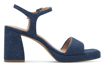 Obrazek Tamaris 1-28343-44-802 Damskie sandały na obcasie niebieskie