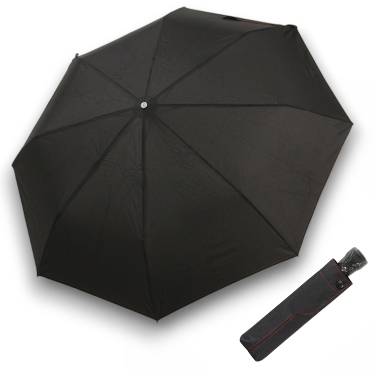 Obrazek BUGATTI Gran Turismo Carbon - męski w pełni automatyczny parasol kolorze czarnym