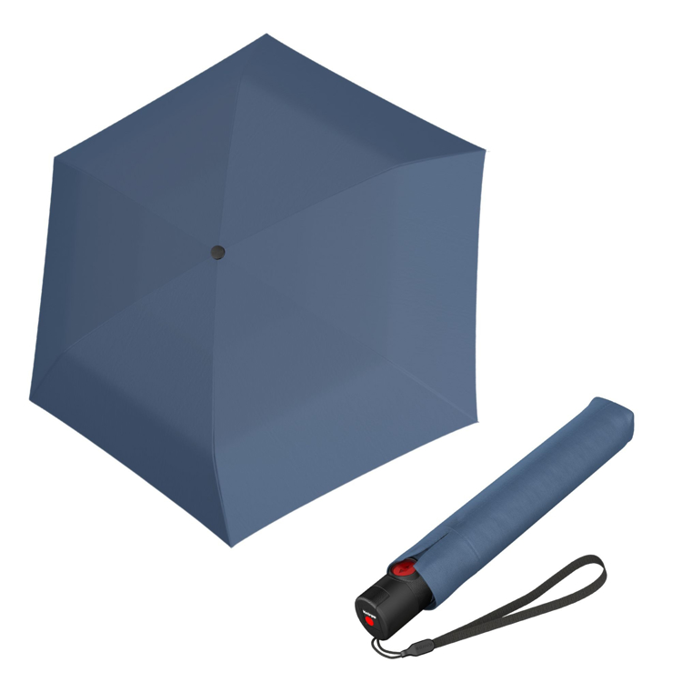 Obrazek KNIRPS U.200 Blue - elegancki damski w pełni automatyczny parasol kolorze niebieskim