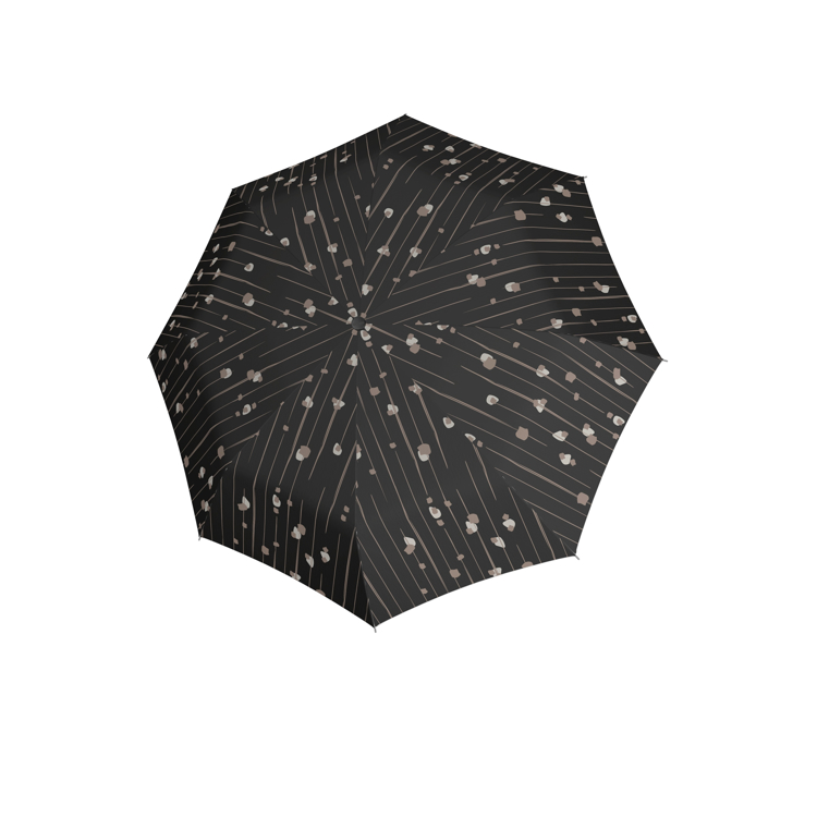 Obrazek KNIRPS T .200 medium duomatic pencil black - elegancki, w pełni automatyczny, wielokolorowy parasol