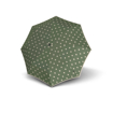 Obrazek KNIRPS A.050 MEDIUM Dot Art Aloe - elegancki damski parasol składany Olive