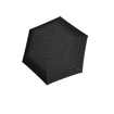 Obrazek KNIRPS US.050 RAIN BLACK - lekki damski składany parasol płaski czarny